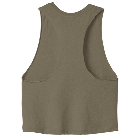 The Foxes Den Racerback Cropped Tank