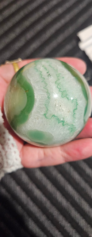 Green Flower Agate