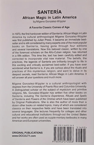 Santeria: African Magic in Latin America by Migene Gonzalez-Wippler