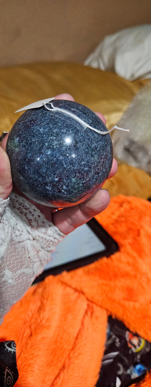Ruby Kyanite Sphere