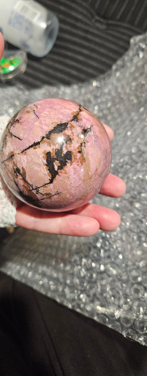 Rhodonite Sphere