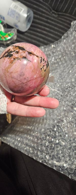 Rhodonite Sphere