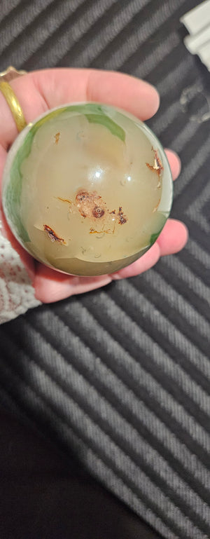 Green Flower Agate