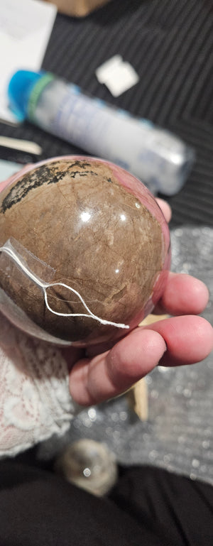 Rhodonite Sphere