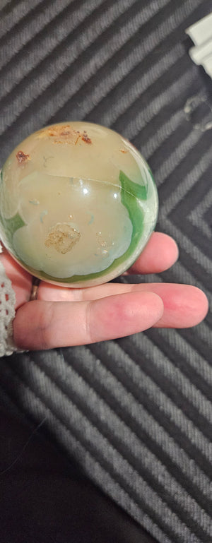 Green Flower Agate