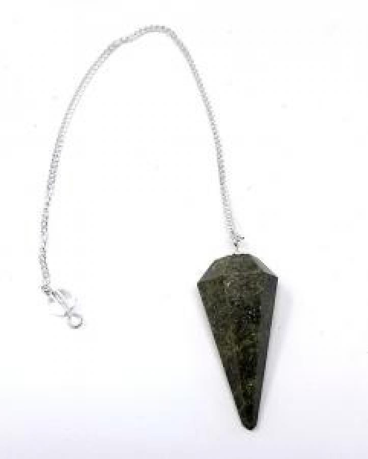 Vasonite Gemstone Pendulum with Chain