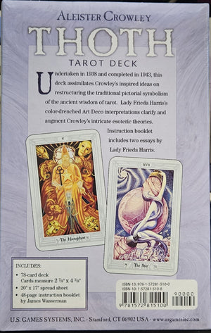 Thoth Tarot Deck Premier - 2006 edition Purple by Crowley & Harris