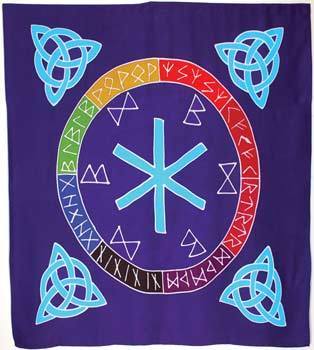 Altar Tools Rune Mother Altar Cloth or Scarve 36