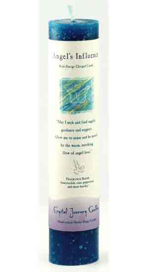 Angel Items Angel's Influence Reiki Charged Pillar candle