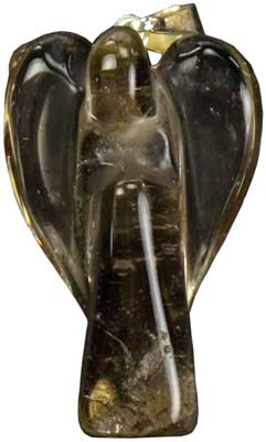 Angel Items Smoky Quartz Angel pendant