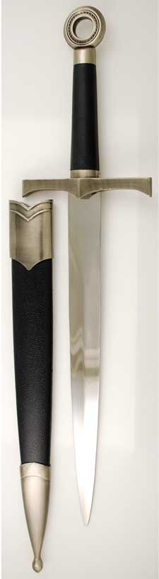 Athame Black Medieval Athame