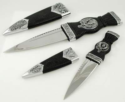 athame Two Piece Scottish Sgian Athame Set
