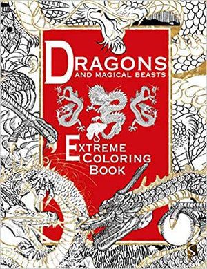 Books Dragons & Magical Beasts, Extreme coloring book
