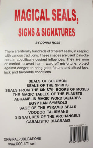 Books Magical Seals, Signs & Signatures by Donna Rose