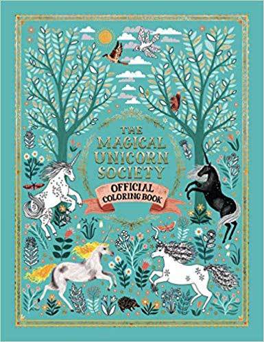 Magical Unicorn Society Coloring Book