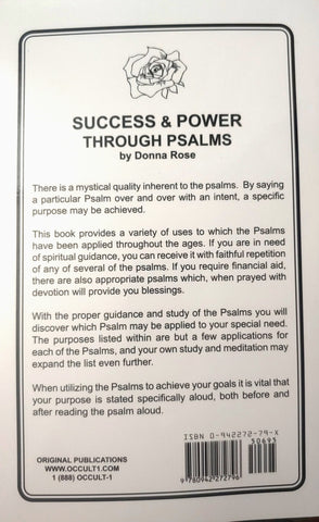 Success and Power Through Psalms By Donna Rose
