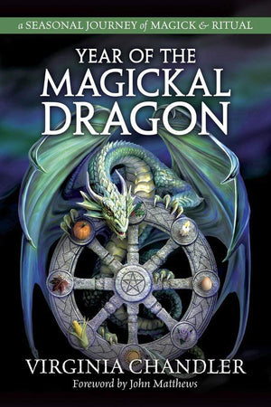 Books Year of the Magickal Dragon by Virginia Chandler & John Matthews