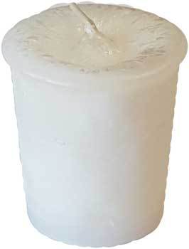 Candles Cleansing Herbal Votive | White