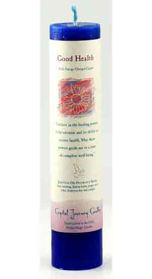 Candles Good Health Reiki Charged Pillar Candle