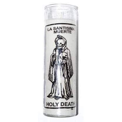 Candles Holy Death white 7 day jar candle 7-Day Candle
