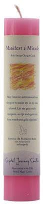 Manifest A Miracle Reiki Charged Pillar Candle