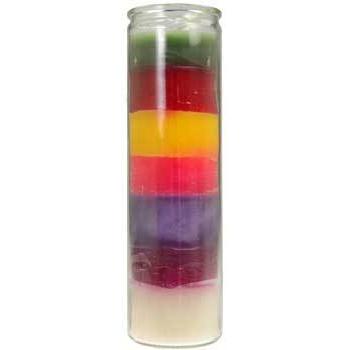 Candles Multi 7 Color 7-Day Candle