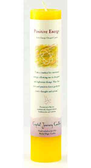 Candles Positive Energy Reiki Charged Pillar Candle