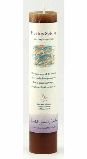 Candles Problem Solving Reiki Charged Pillar Candle