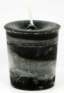 Protection Herbal Votive Candle - Black