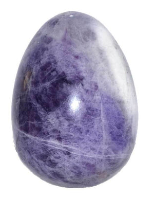 Crystal Eggs Chevron Amethyst Egg | 2"