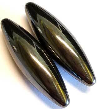 Crystal Eggs Magnetic Hematite Oval Pair | 60mm