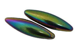 Crystal Eggs Rainbow Magnetic Hematite Oval Pair | 60mm