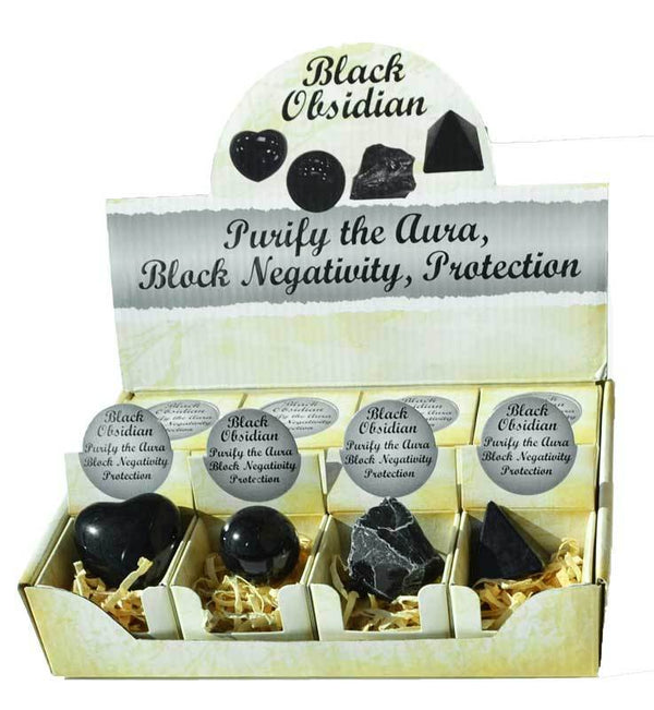 Crystal Gift Sets Black Obsidian Gift Box (Set of 12)