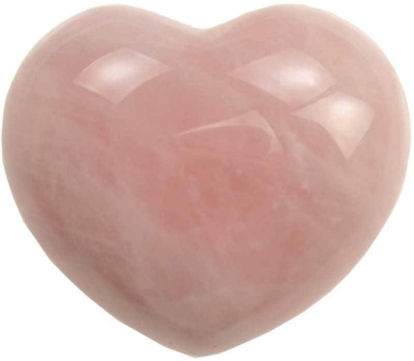 Crystal Hearts Rose Quartz Heart - 1 3/4"