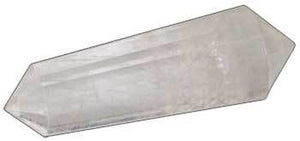 Crystal Points Quartz Point Double Terminated Crystal 16 Faceted | 2"