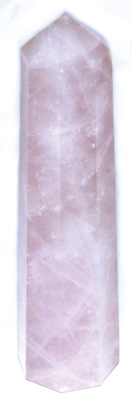 Crystal Points Rose Quartz Obelisk | 3"