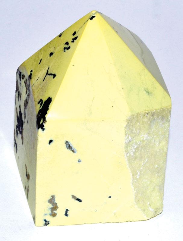 Serpentine Top Polished Crystal Point | 2
