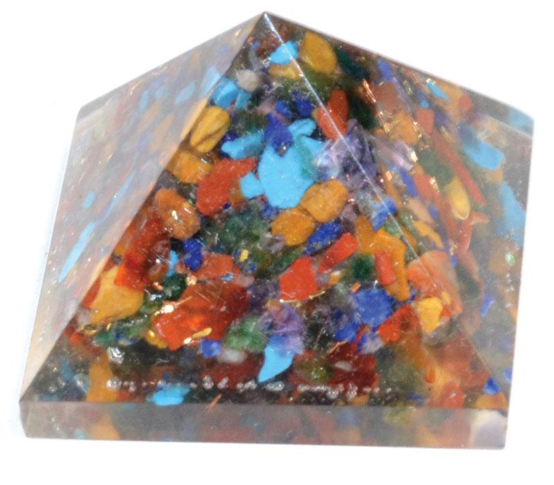 Crystal Pyramids Orgone Mixed Stone Pyramid | 25-30mm