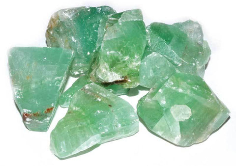 Green Calcite Raw Stones | 1 lb