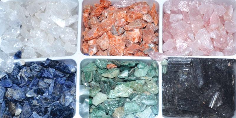 Crystal Raw Untumbled Stone 6 Pack | 5 lb