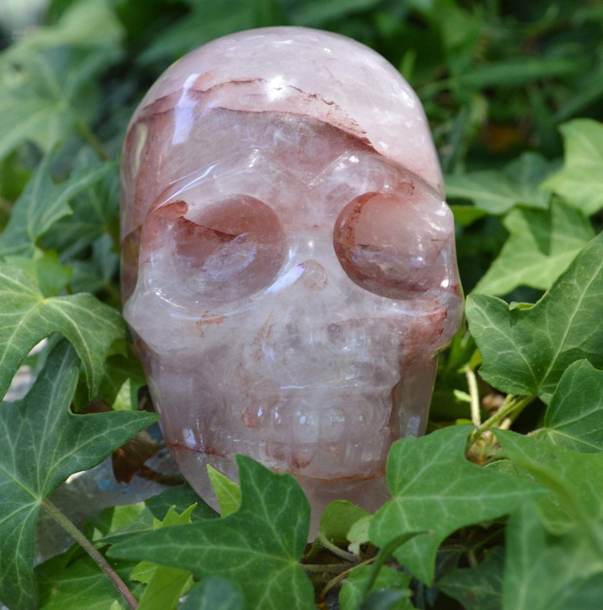 Crystal Skulls Hematoid Skull, Medium