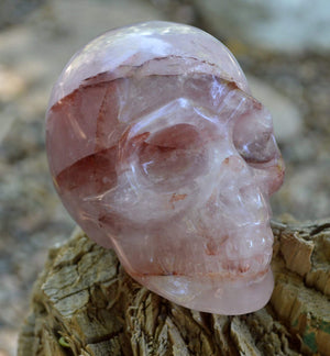 Crystal Skulls Hematoid Skull, Medium