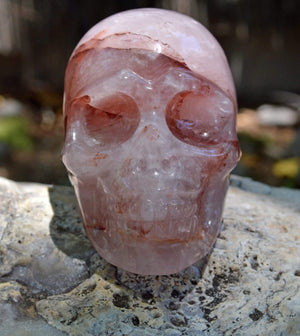 Crystal Skulls Hematoid Skull, Medium