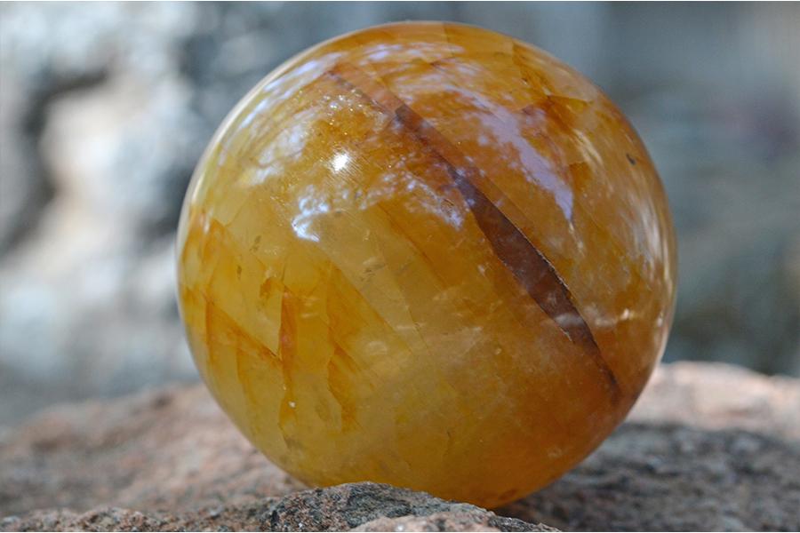 Crystal Spheres Golden Healer Quartz Crystal Spheres