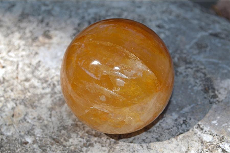 Crystal Spheres Golden Healer Quartz Crystal Spheres