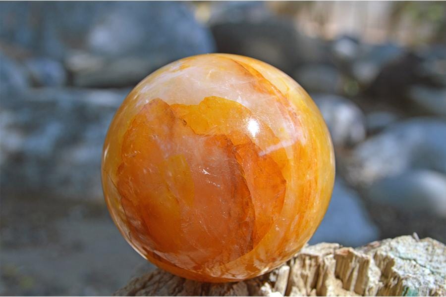 Crystal Spheres Golden Healer Quartz Crystal Spheres