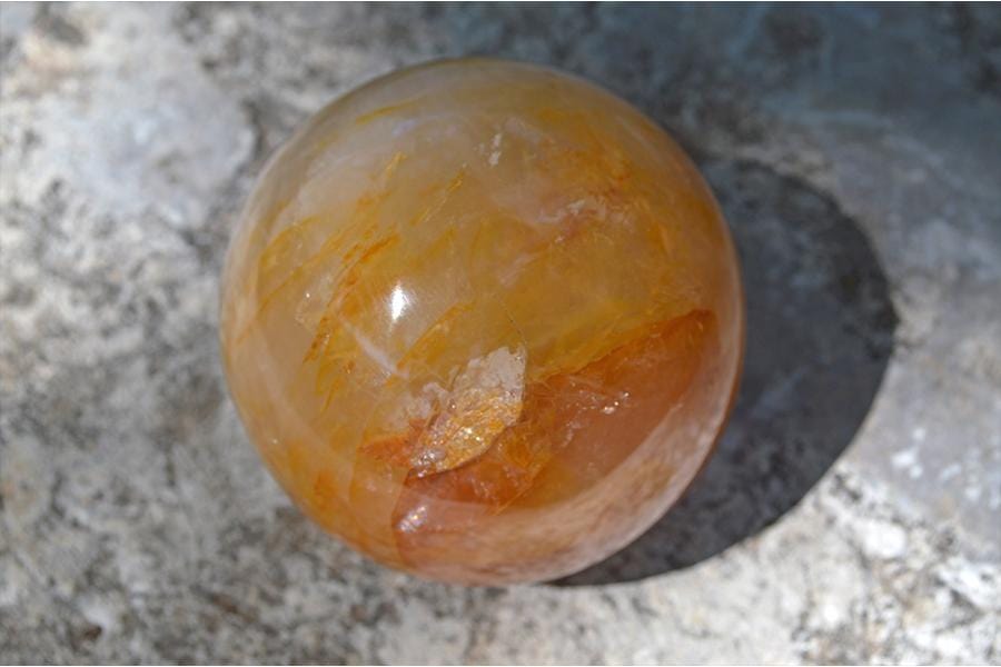 Crystal Spheres Golden Healer Quartz Crystal Spheres