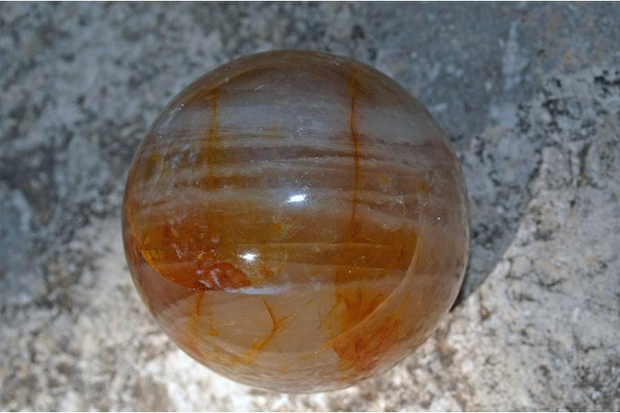 Crystal Spheres Golden Healer Quartz Crystal Spheres