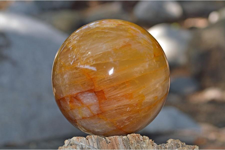 Crystal Spheres Golden Healer Quartz Crystal Spheres