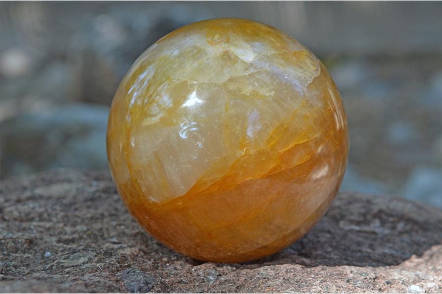 Crystal Spheres Golden Healer Quartz Crystal Spheres